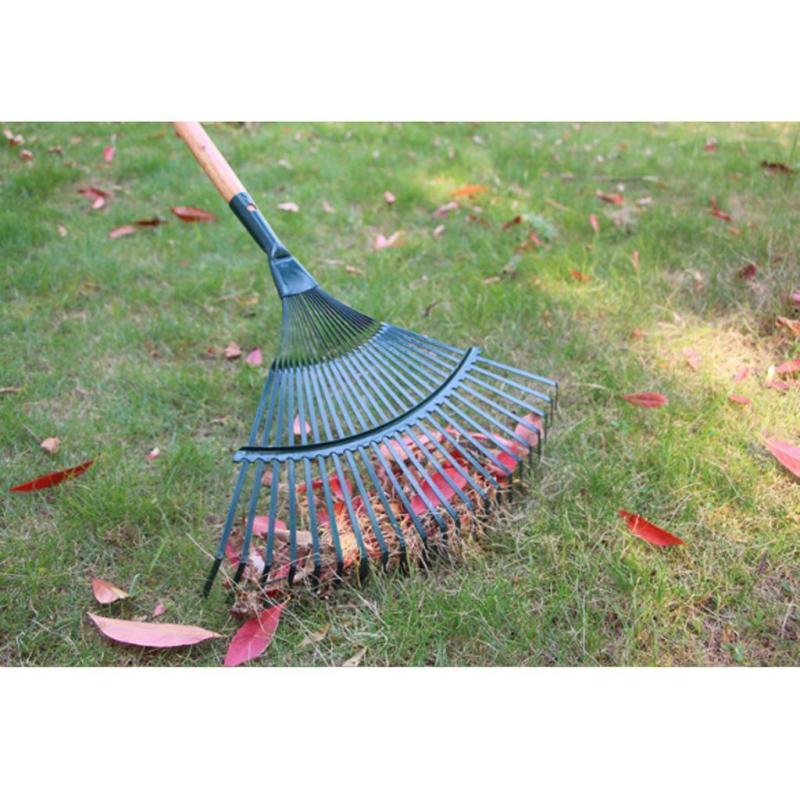 Replacement 22 Tooth Lawn Rake Head - For Garden Grass Leaves Leaf Lawn