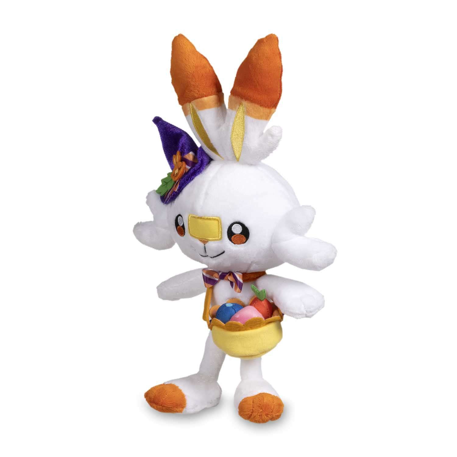 Pokemon Pumpkin Celebration Scorbunny Plush