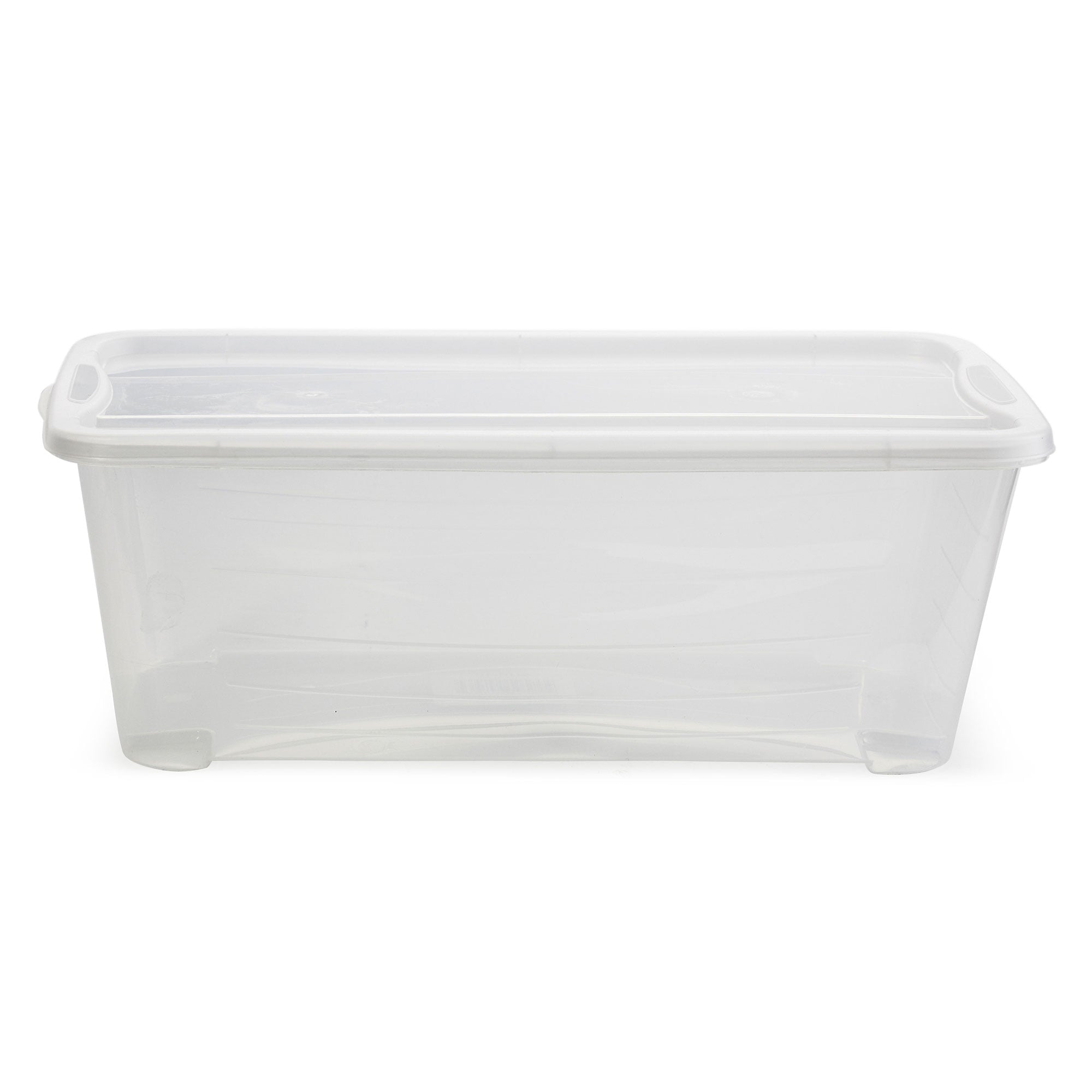 LIFE STORY Adult Rectangular Plastic Plastic Storage Box, Clear