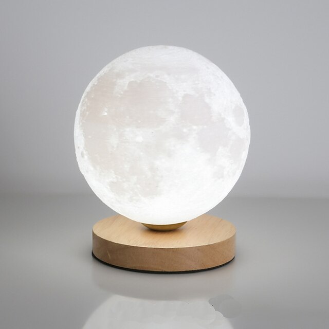 Moon Table Lamp / Desk Lamp / Bedside Lamps Eye Protection / LED / Ambient Lamps Artistic / Novelty For Bedroom / Kids Room Plastic Wood G9 LED Bulb 85-265V