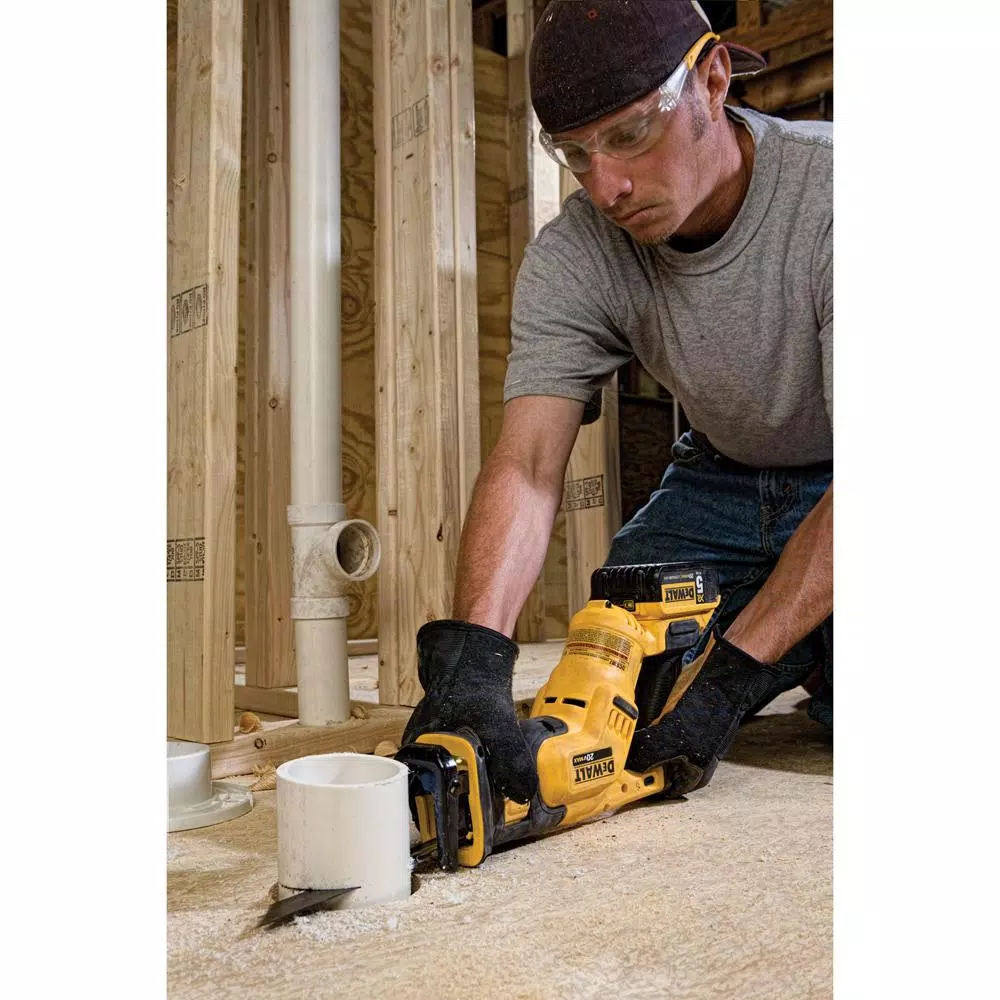 DEWALT 20-Volt MAX Cordless Compact Reciprocating Saw with (1) 20-Volt Battery 2.0Ah， (1) 20-Volt Battery 5.0Ah and Charger and#8211; XDC Depot