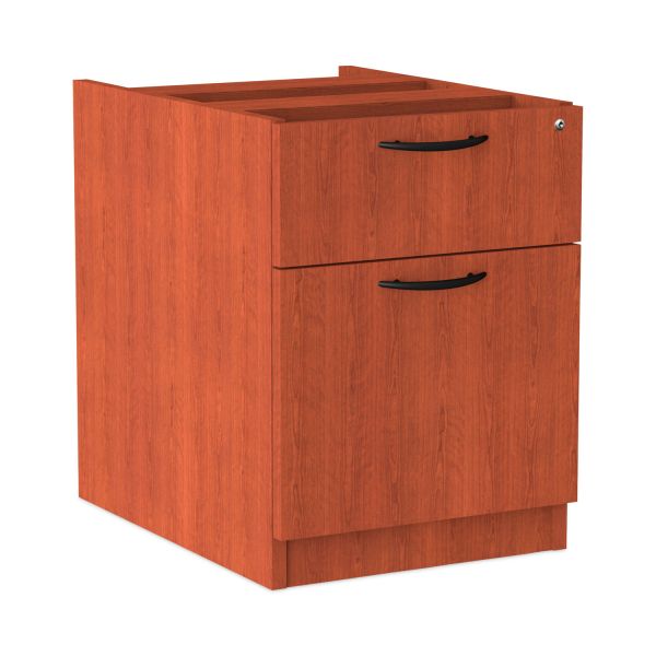 Alera Valencia Series Hanging Pedestal File， Left/Right， 2-Drawer: Box/File， Legal/Letter， Cherry， 15.63 x 20.5 x 19.25