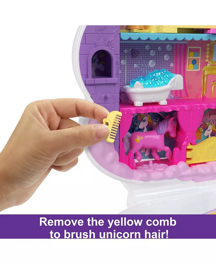 Polly Pocket Rainbow Unicorn Salon