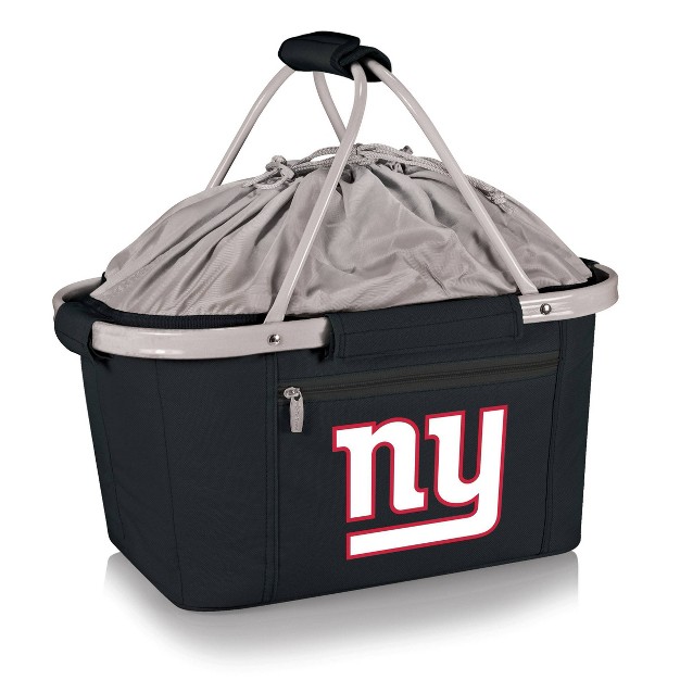 Nfl New York Giants Metro Basket Collapsible Cooler Tote 49 34qt