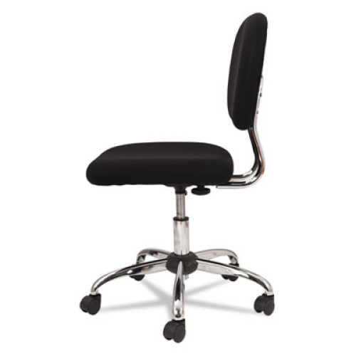 OIF Mesh Task Chair， Supports up to 250 lbs.， Black Seat/Black Back， Chrome Base (MM4917)