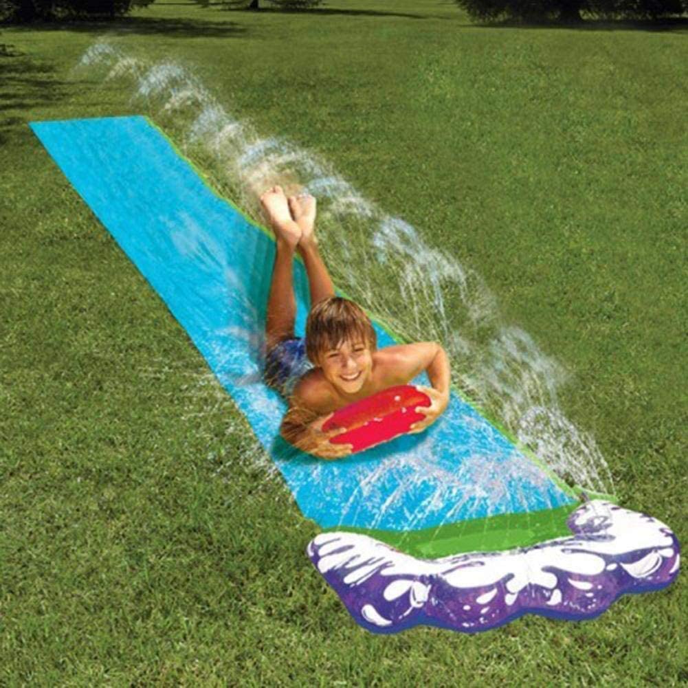 Intera Lawn Water Slides Slip and Slide for Kids Lawn Garden Play Swimming Pool Games Outdoor Party Water Toys