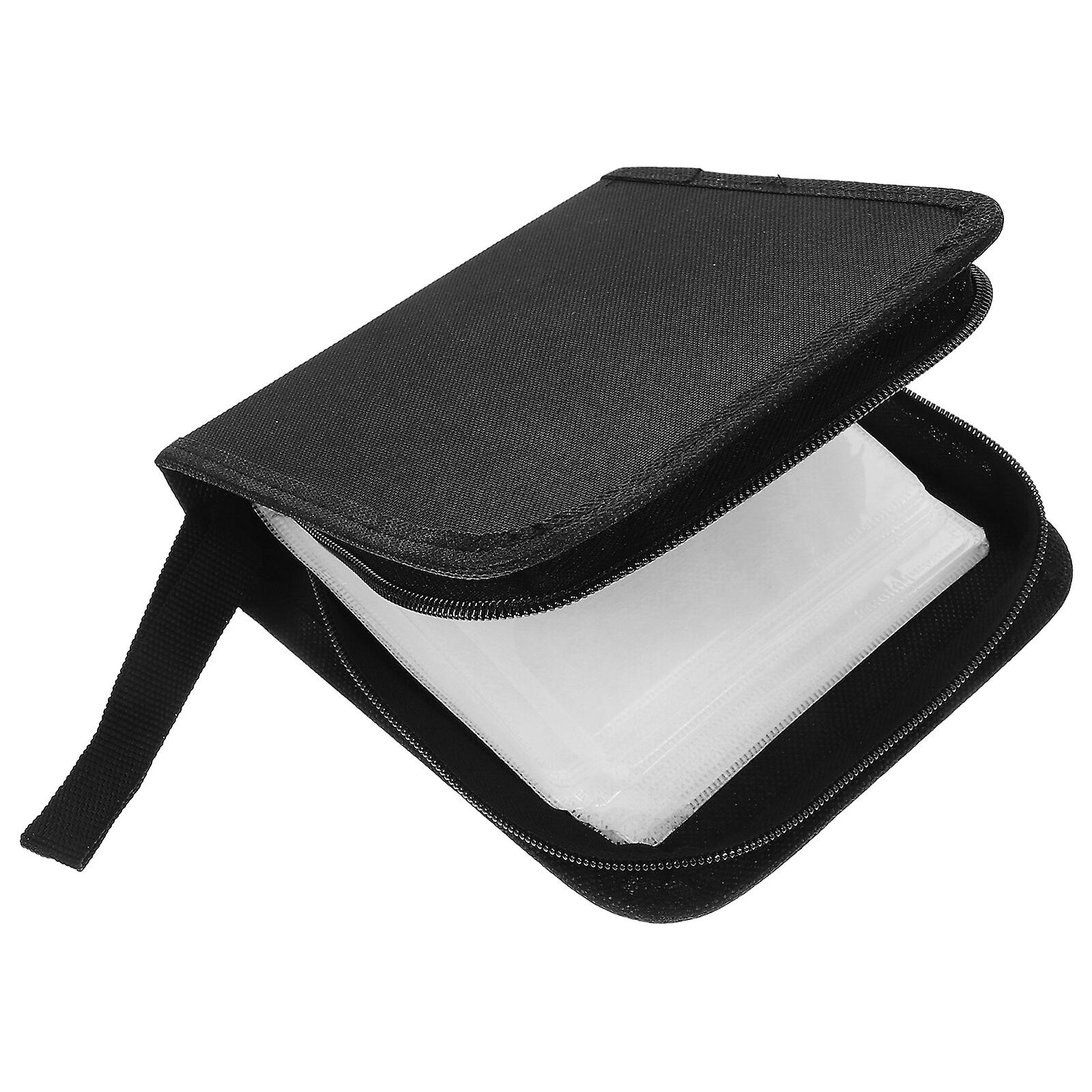 Cd Case 40 Capacity Portable Travel Dvd Case Cd Protection Bag Protective Zipper Cd Case Holder