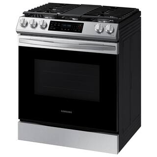  30 in. 6 cu. ft. Slide-In Gas Convection Range Oven in Fingerprint Resistant Stainless Steel NX60T8311SS