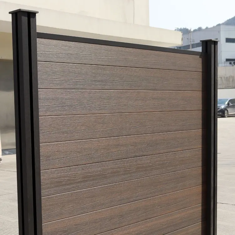 Modern wpc board easy install wood plastic composite wall panel fence panel