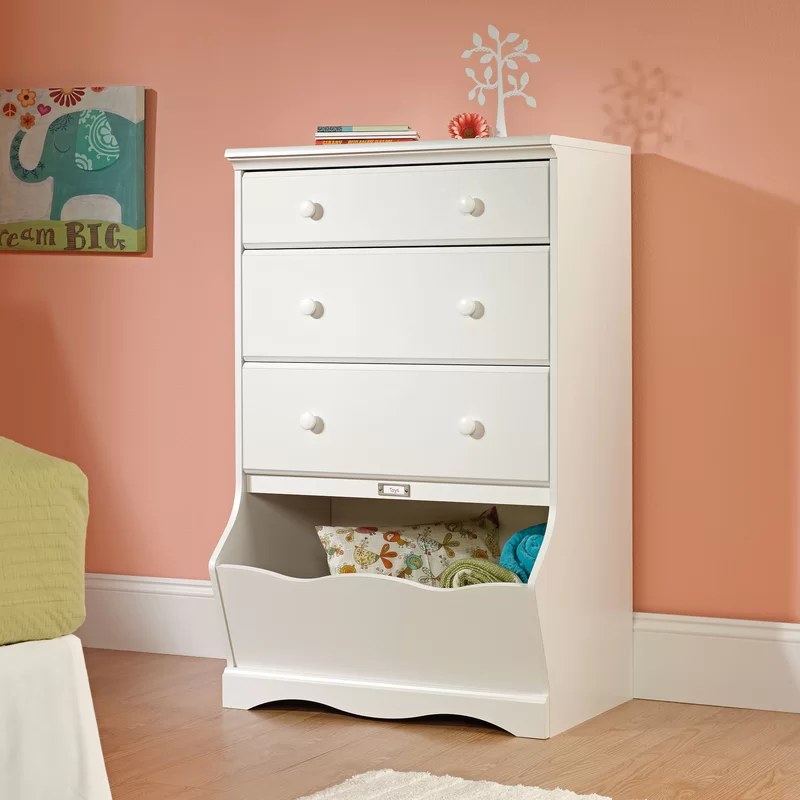 Harriet Bee Cubberly 30.1'' Wide 3 - Drawer Chest