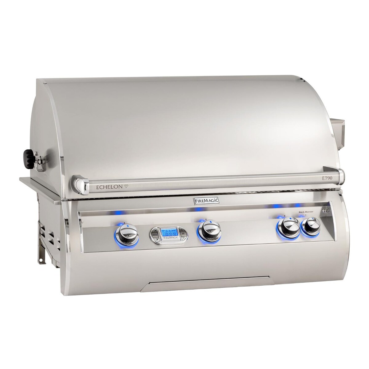 Fire Magic Echelon Diamond E790I 36-Inch Built-In Propane Gas Grill W/ One Infrared Burner， Rotisserie， and Digital Thermometer