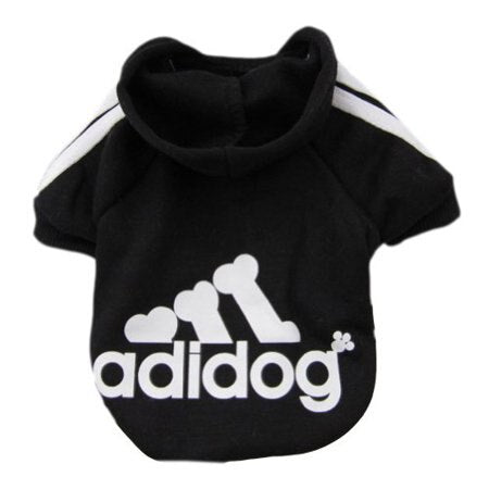 CBD Pet Puppy Dog Cat Coat Clothes Hoodie Sweater Costumes Black XXL