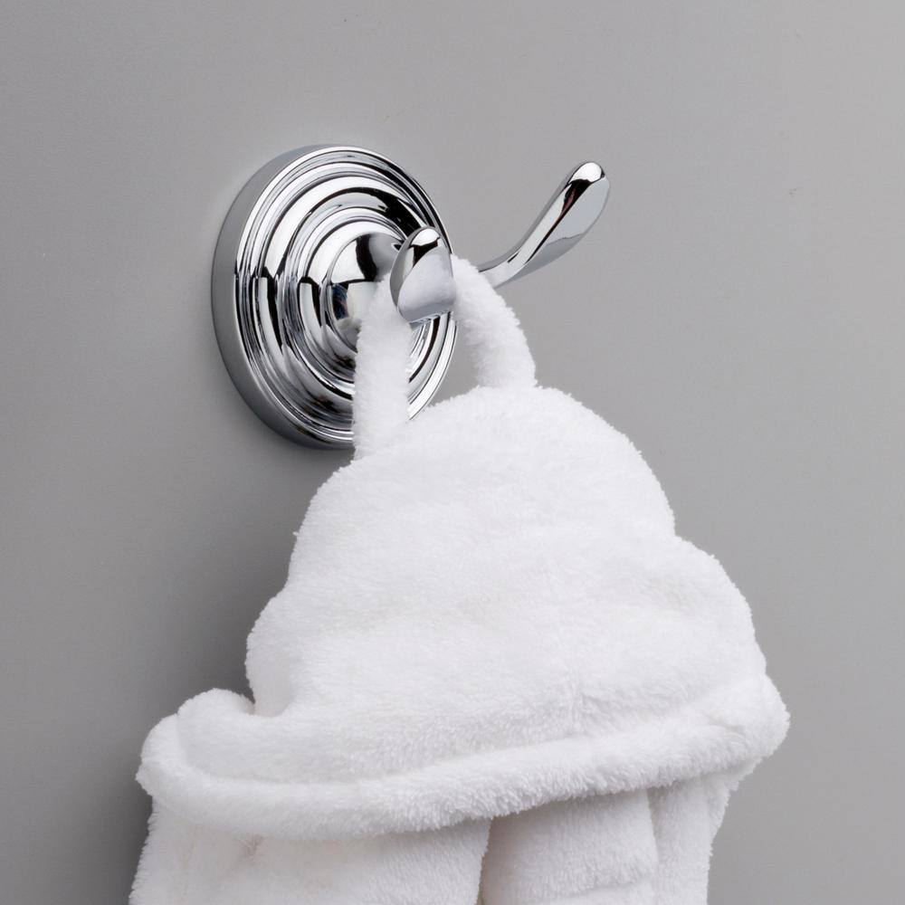 Delta Greenwich Double Towel Hook in Chrome 138275