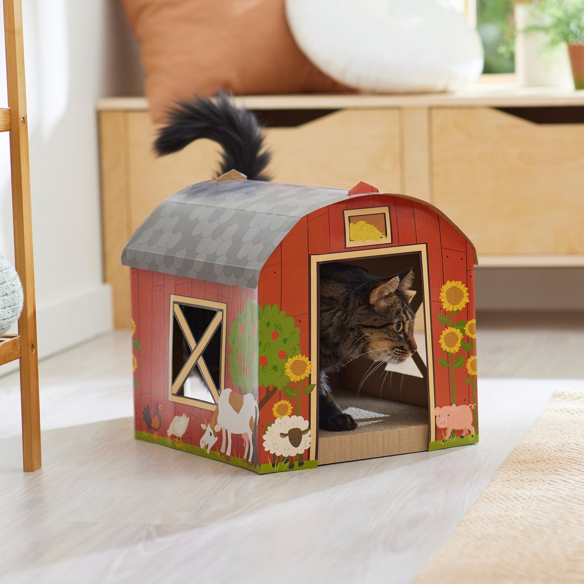 Frisco Barn Cardboard Cat House