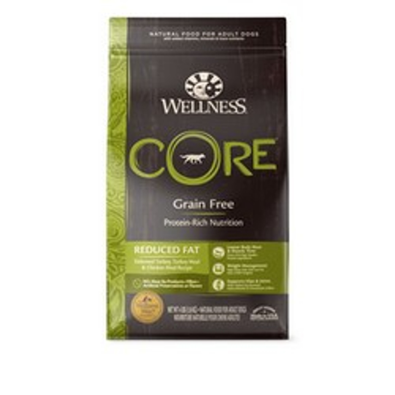 Wellness CORE Grain-Free Reduced Fat Turkey and Chicken Recipe Dry Dog Food