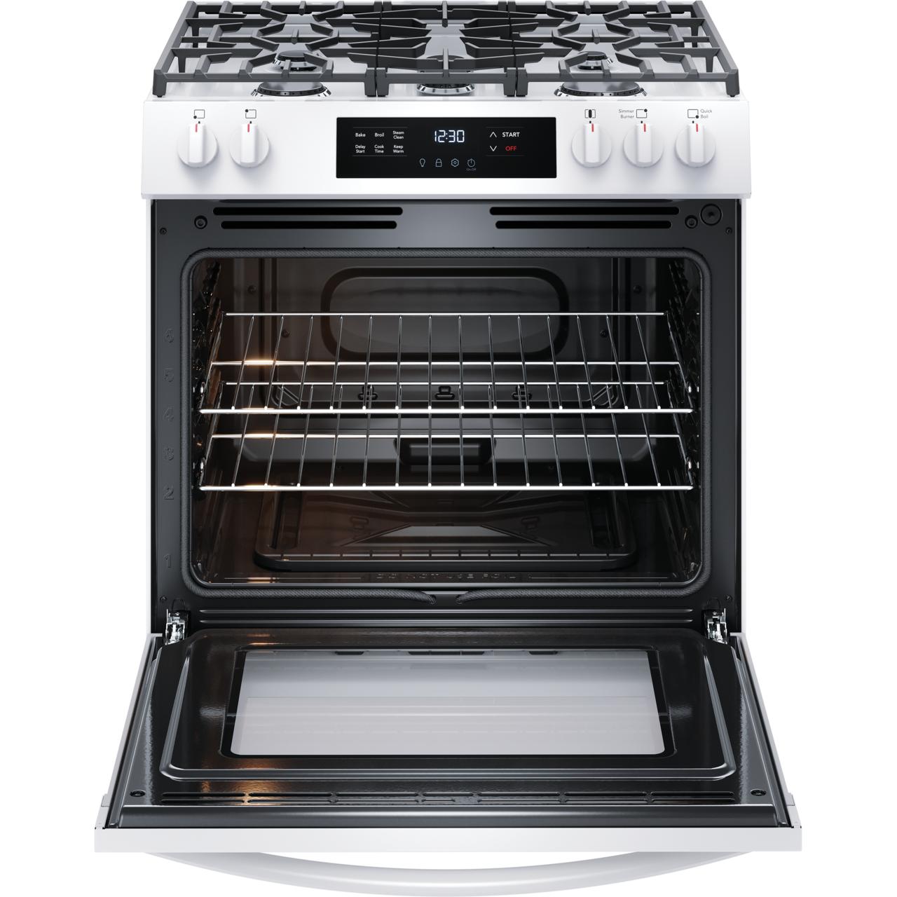 Frigidaire 30-inch Freestanding Gas Range FCFG3062AW