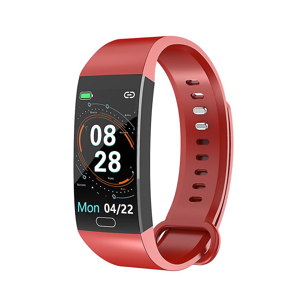 Rd11 Smart Bracelet 1.14 Inch Sports Bracelet With Heart Rate Blood Pressure Blood Oxygen Monitoring Ip67 Waterproof Red Blue 1m