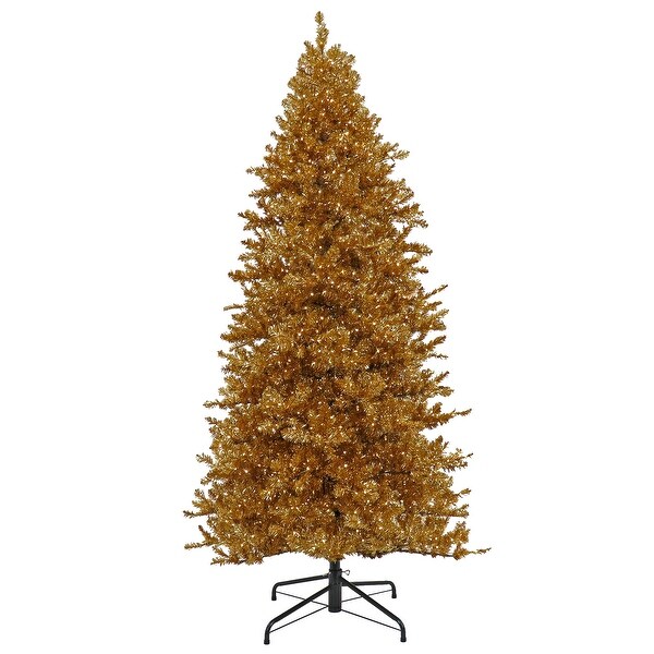 National Tree Company 10 ft. PreLit Christmas True Gold Metallic Tree