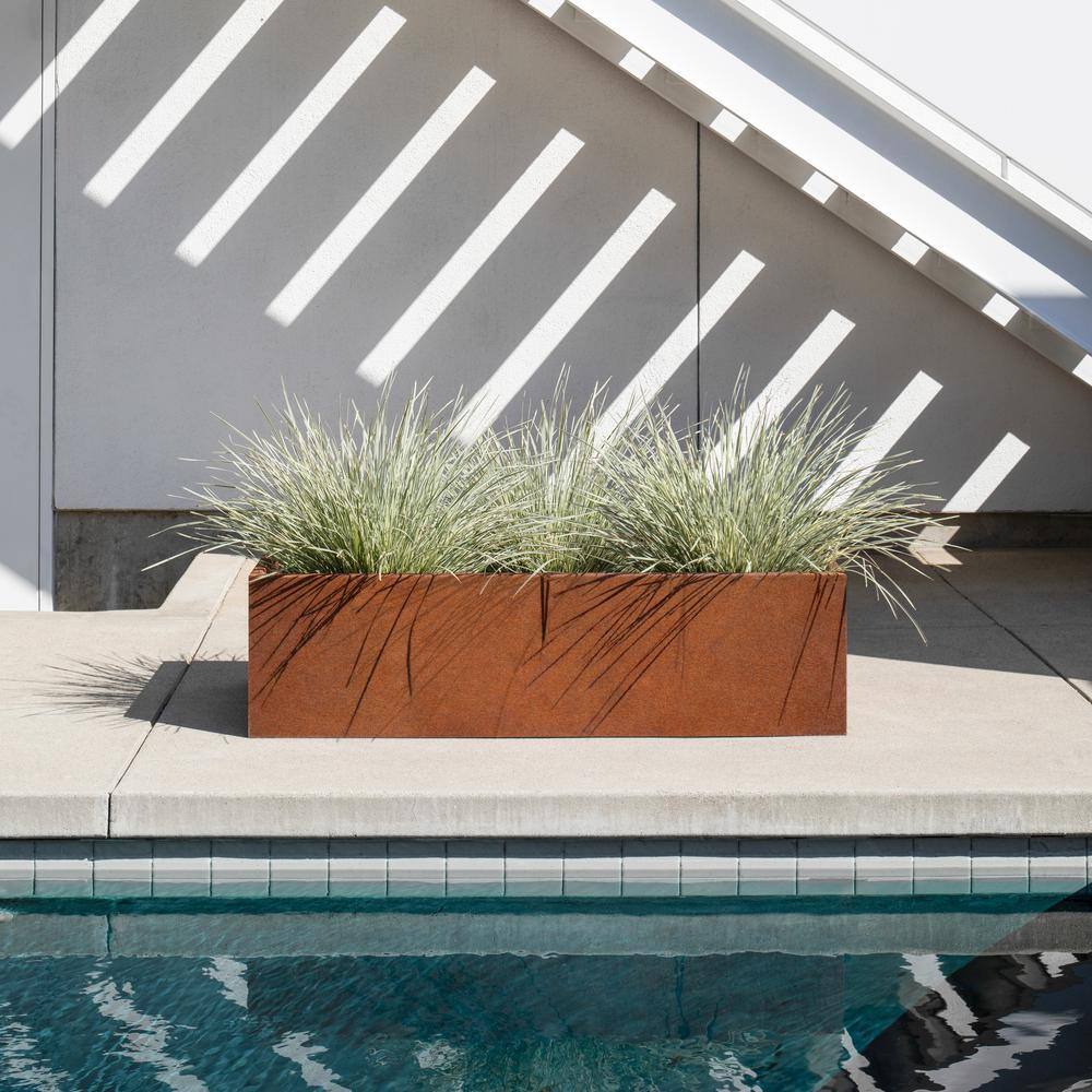 Veradek 2 ft. x 4 ft. Metal Corten Steel Garden Bed GBVRECS