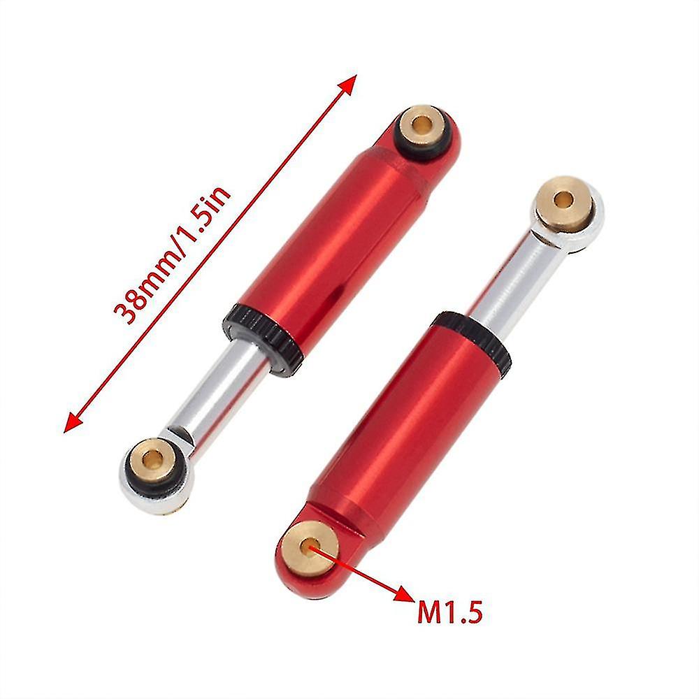 Metal Shocks Absorber 38mm For 1/24 Rc Car Axial Scx24 Axi00002，3