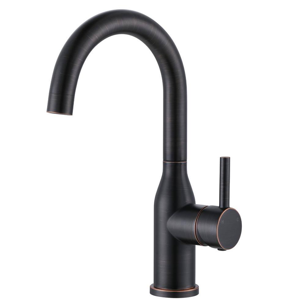 IVIGA Classic Single Handle Standard Kitchen Faucet in Oil Rubbed Bronze VBA02RB