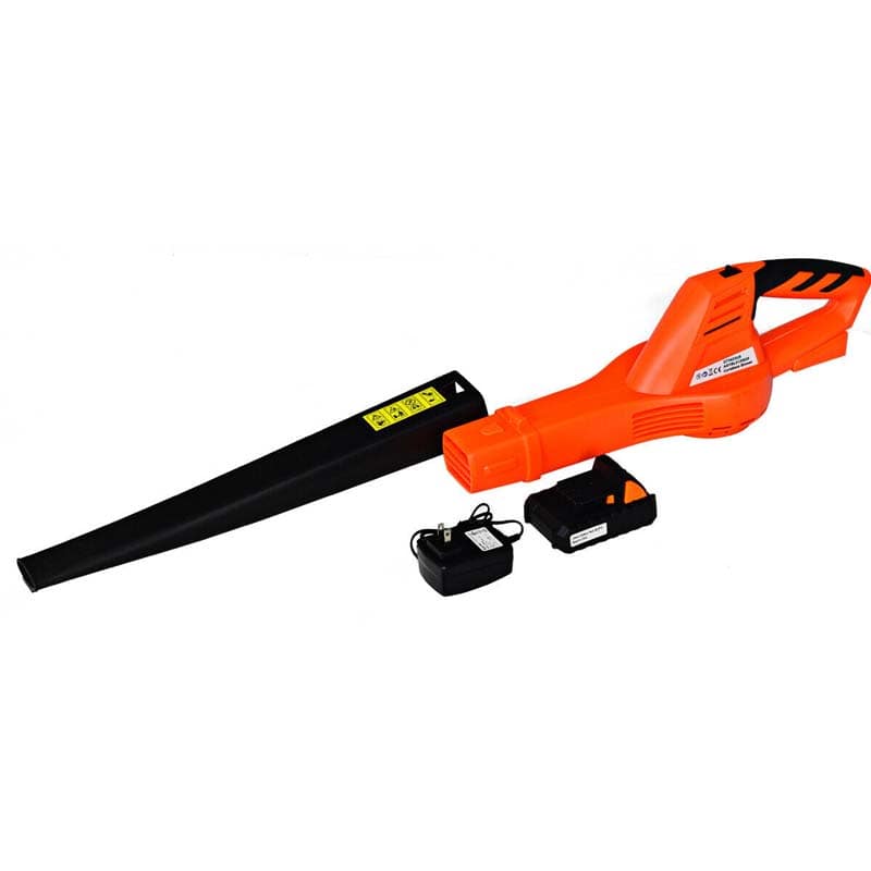 Cordless Leaf Blower, 130 MPH 90 CFM Electric Dust Blower, 20V 2.0Ah Battery Powered Blower, Lightweight Handheld Sweeper for Garden