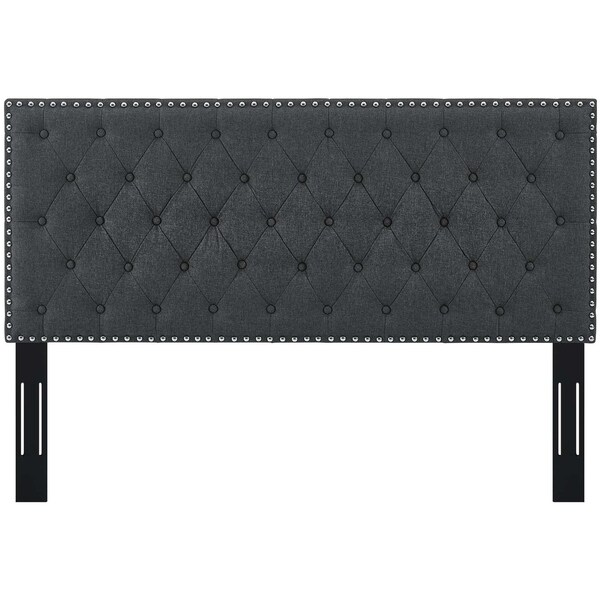 Copper Grove Avdiivka King/Cali King Upholstered Fabric Headboard - - 27621661