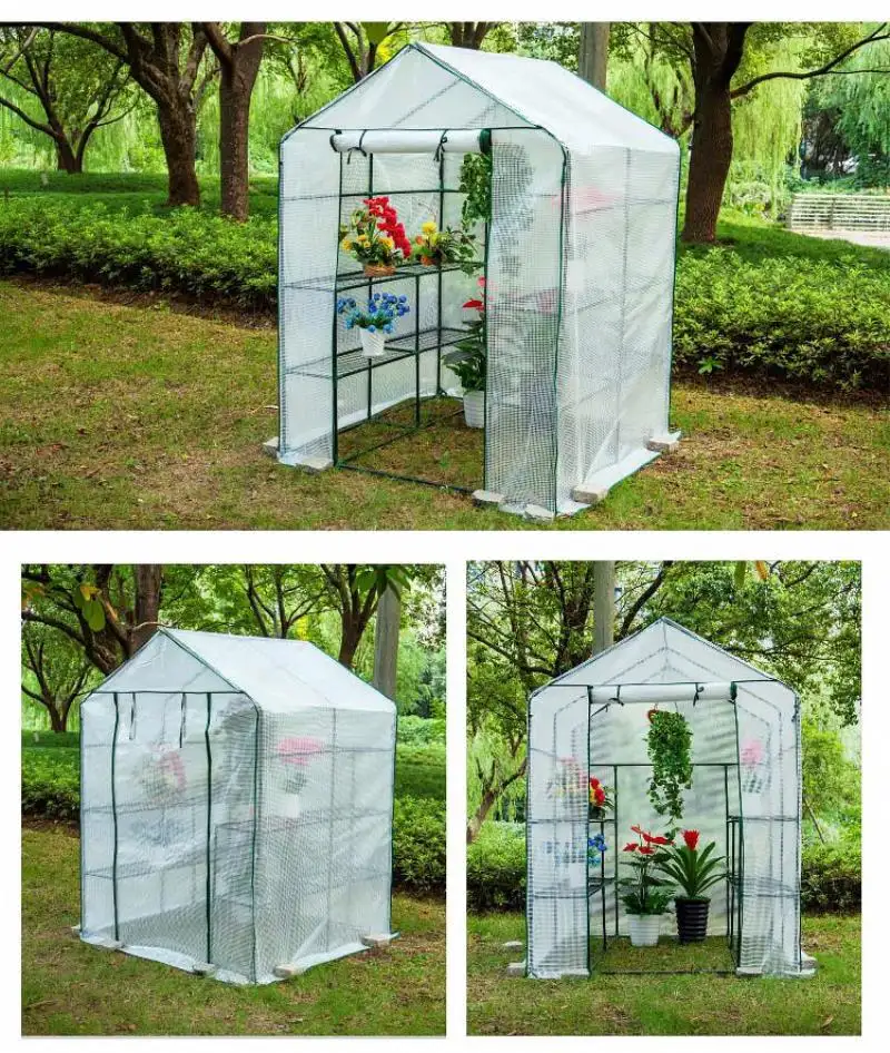 2023 From China Manufacturer  Hot Selling New Design Agricultural Small Size Independent Space Garden Greenhouses/