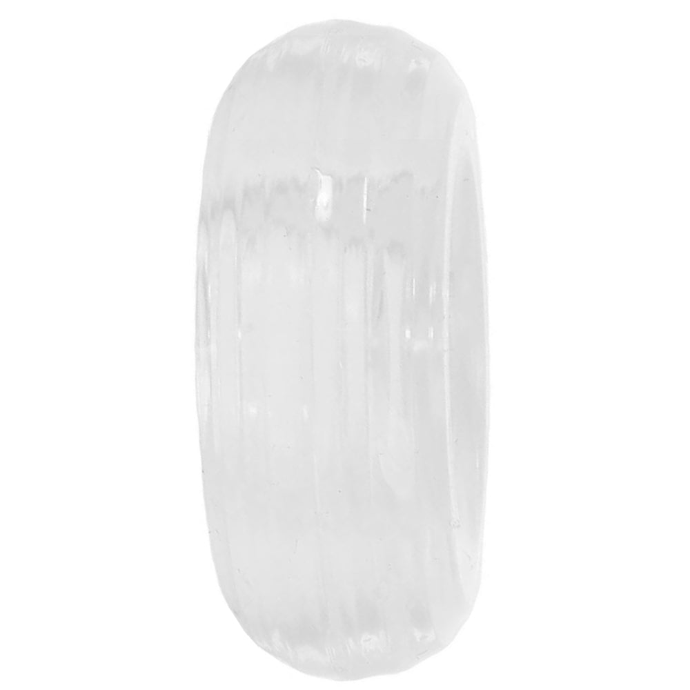 Medium Premium Silicone Cock Ring in Clear