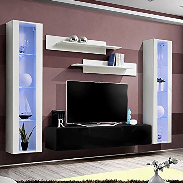 Fly AB2 30TV Wall-Mounted Floating Modern Entertainment Center