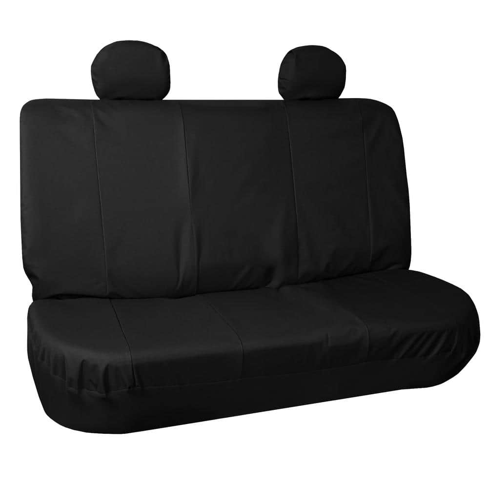 FH Group Waterproof Oxford 47 in x 23 in. x 1 in. Rugged Full Set Seat Covers DMFB113BLACK114