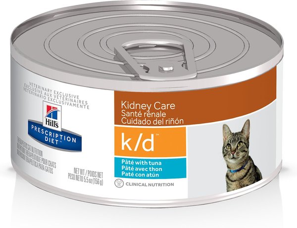 Hill's Prescription Diet k/d Kidney Care Pate with Tuna Wet Cat Food