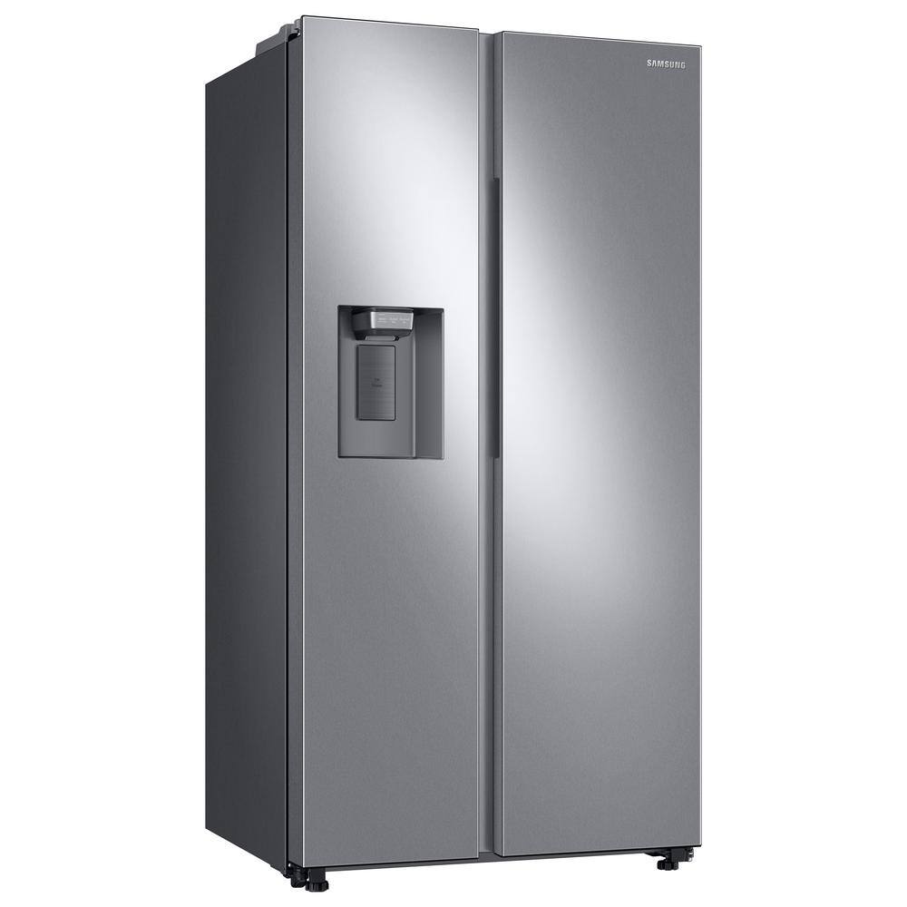  36 in. 22 cu. ft. Smart Side by Side Refrigerator in Fingerprint-Resistant Stainless Steel Counter Depth RS22T5201SR