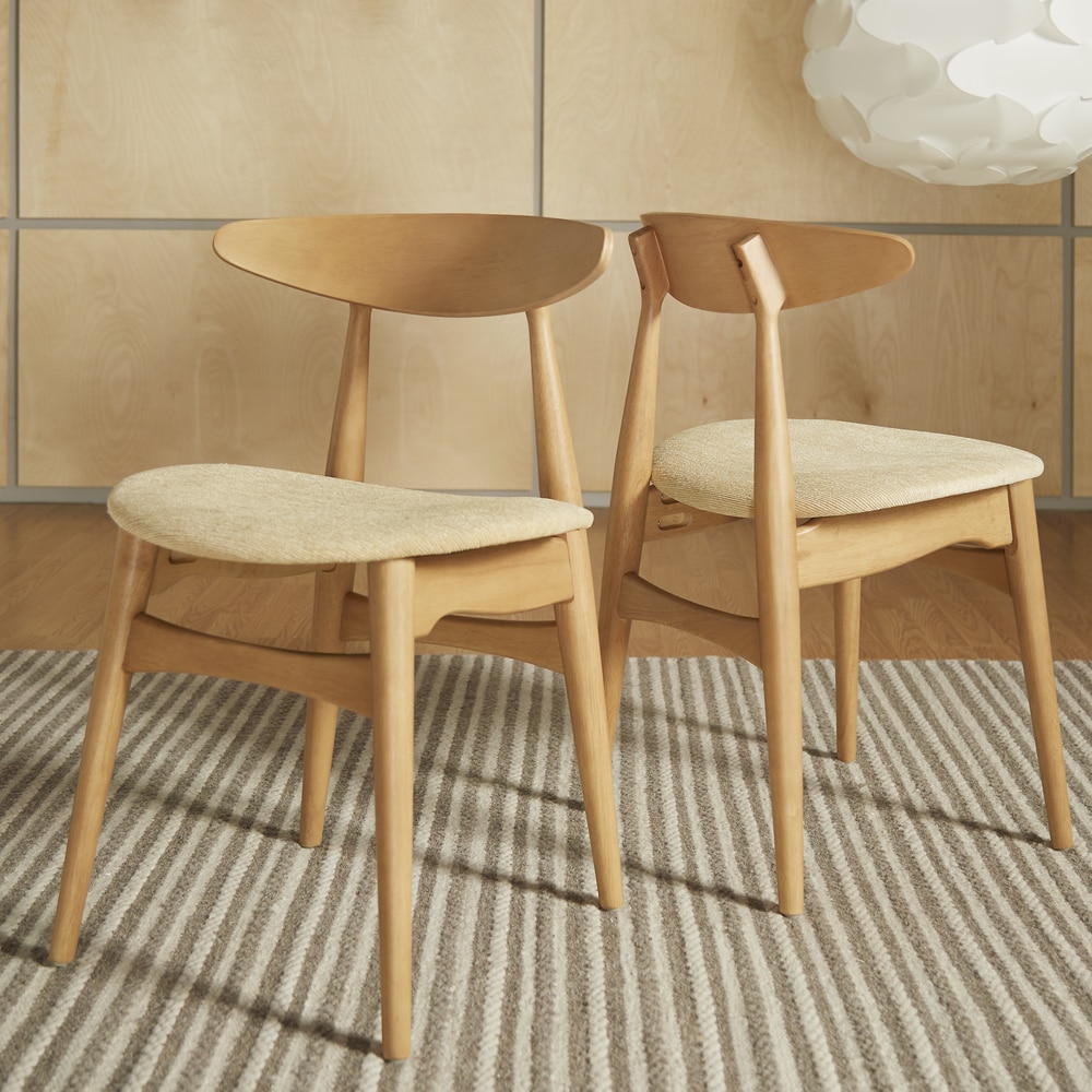 Norwegian Danish Oak Tapered Dining Set by iNSPIRE Q Modern