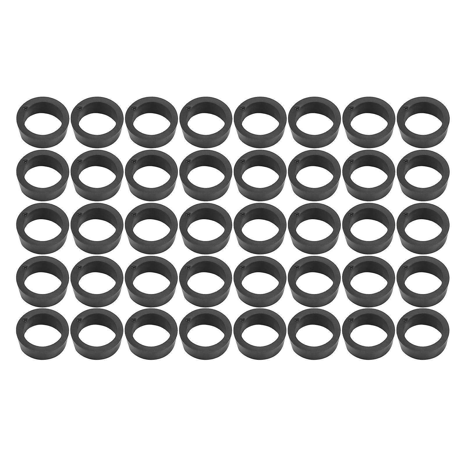 40pcs Silicone Winding Check Decorating Ring Trim Adapter For Fishing Rod Building Parts18mm