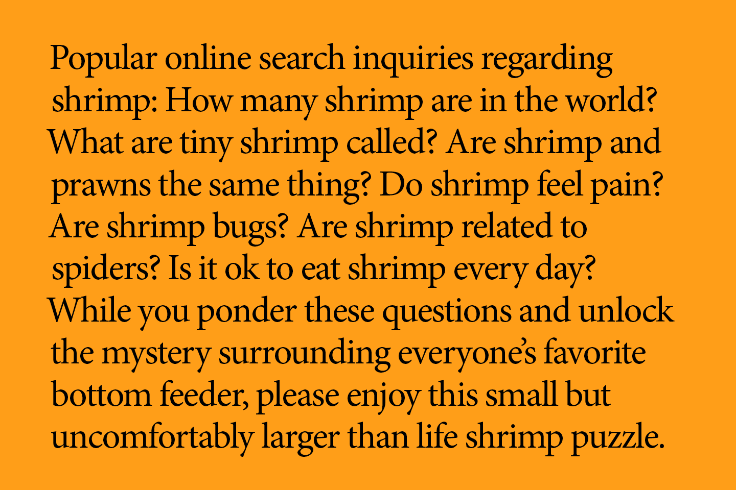 Little Puzzle Thing™ - Shrimp