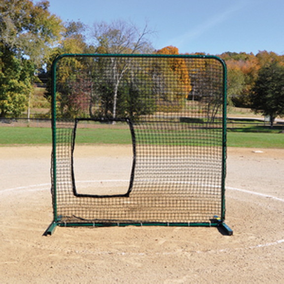 Jaypro SBPE 77 Pitcher's Screen   (7' x 7')   Soft...