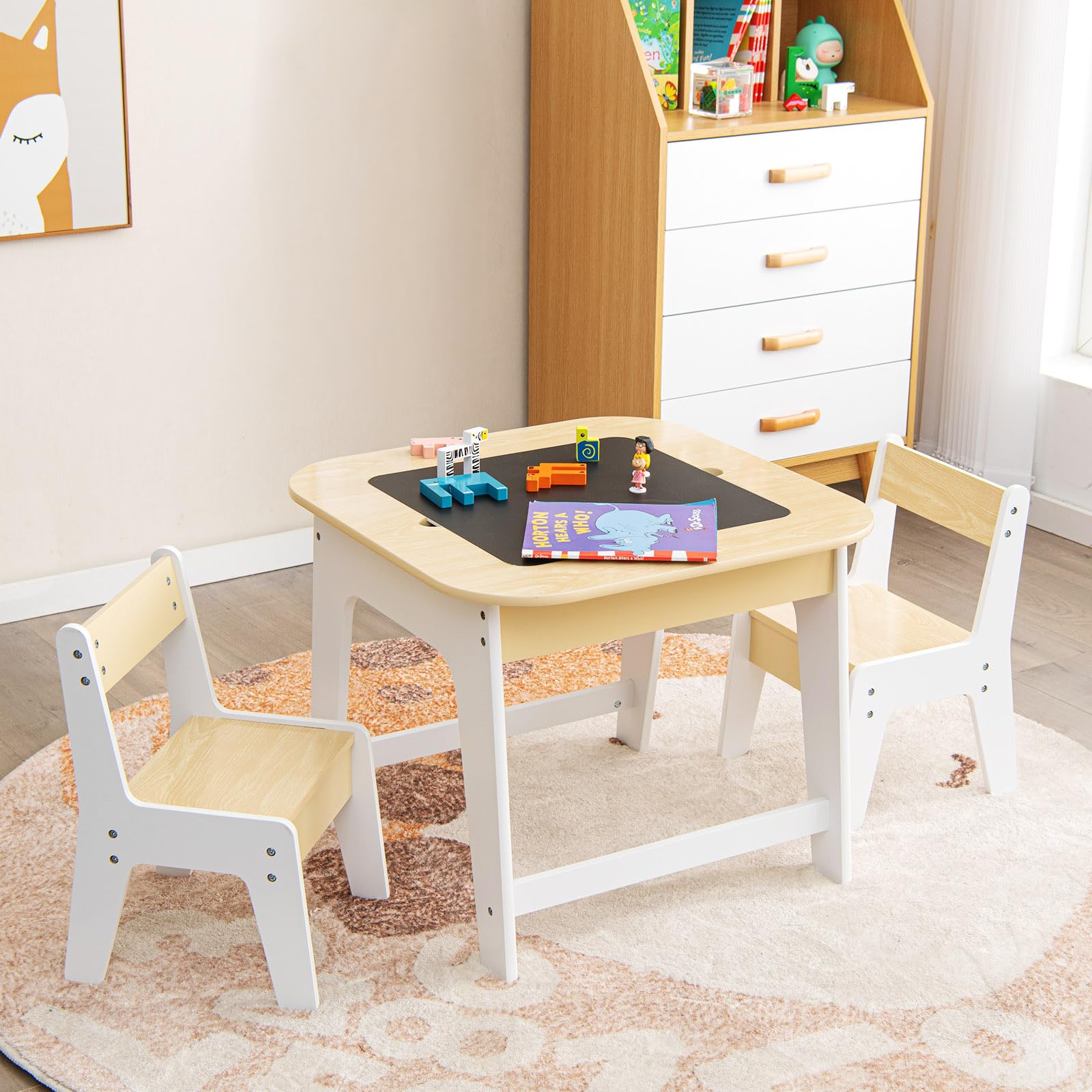 Costzon Kids Table and Chair Set