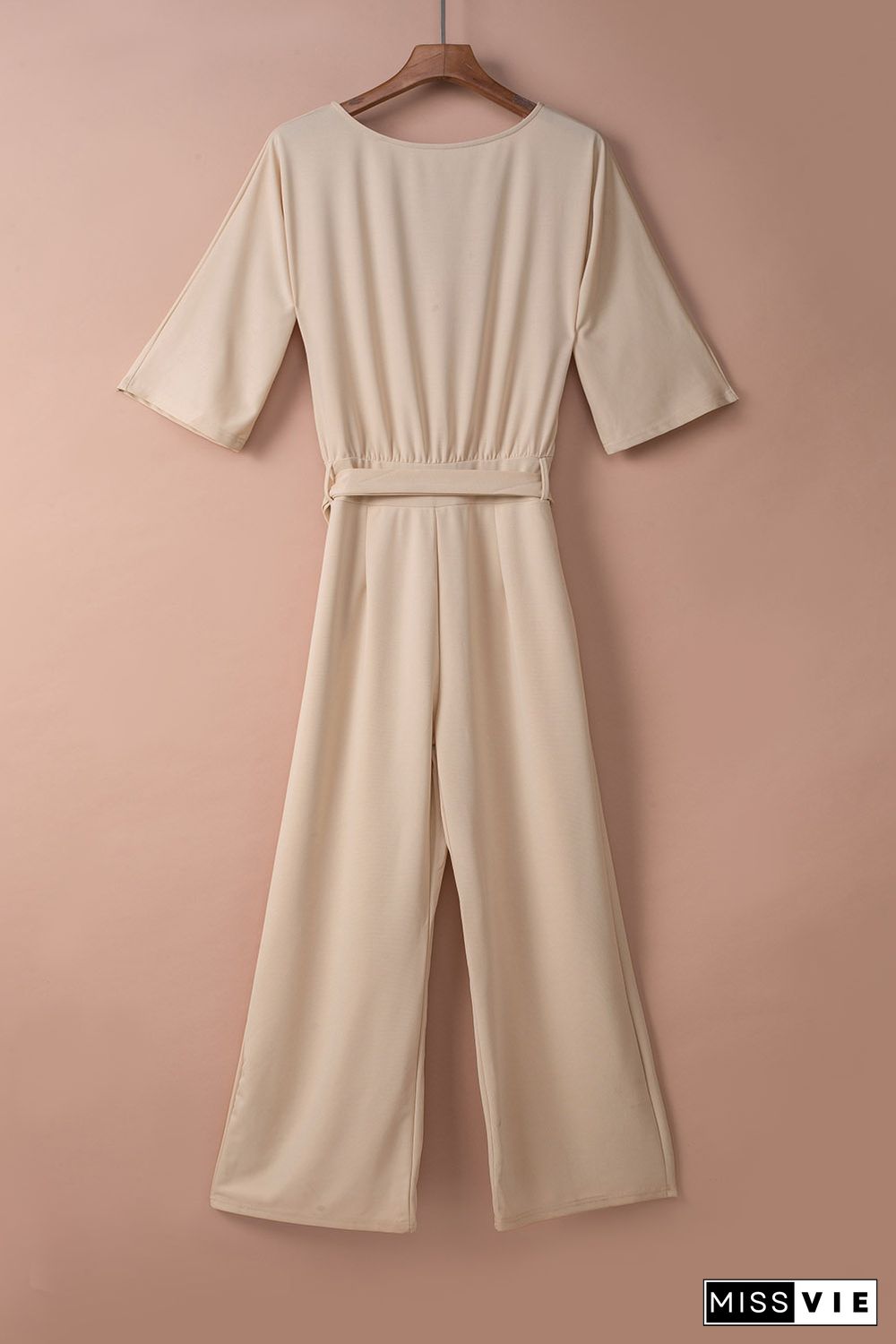 Apricot Date Night Jumpsuit