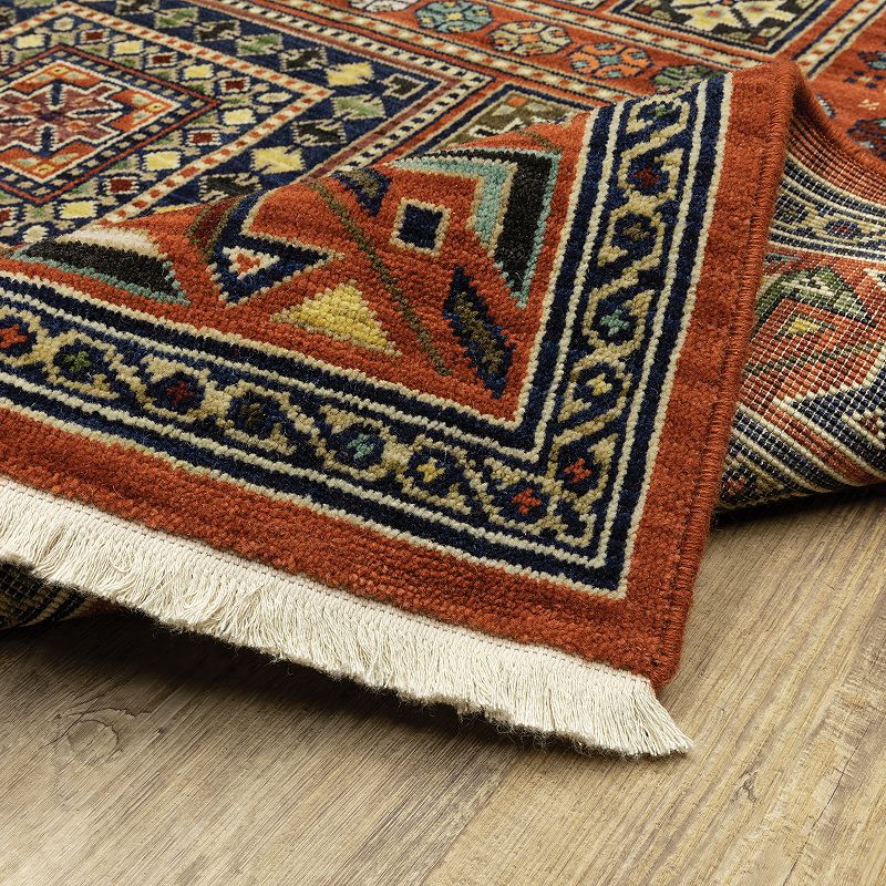 StyleHaven Linwood Tribal Medallion Fringed Area Rug