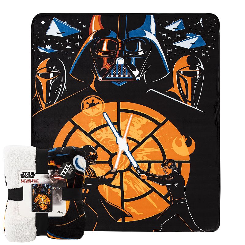 Star Wars Showdown Oversized Silk Touch Sherpa Throw