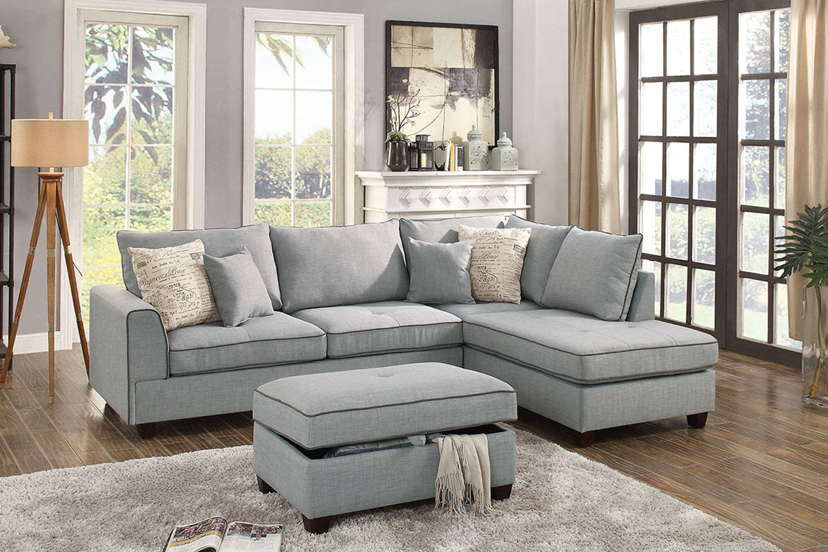 3-Pcs Sectional Sofa -  F6542