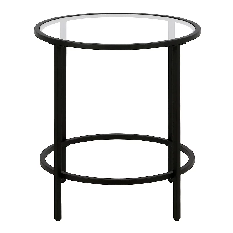 Finley and Sloane Sivil Round End Table