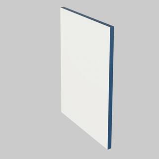 MILL'S PRIDE Richmond Dark Valencia Blue 2.875 in. x 96 in. x 2.75 in. Crown Molding CMV8-RVB