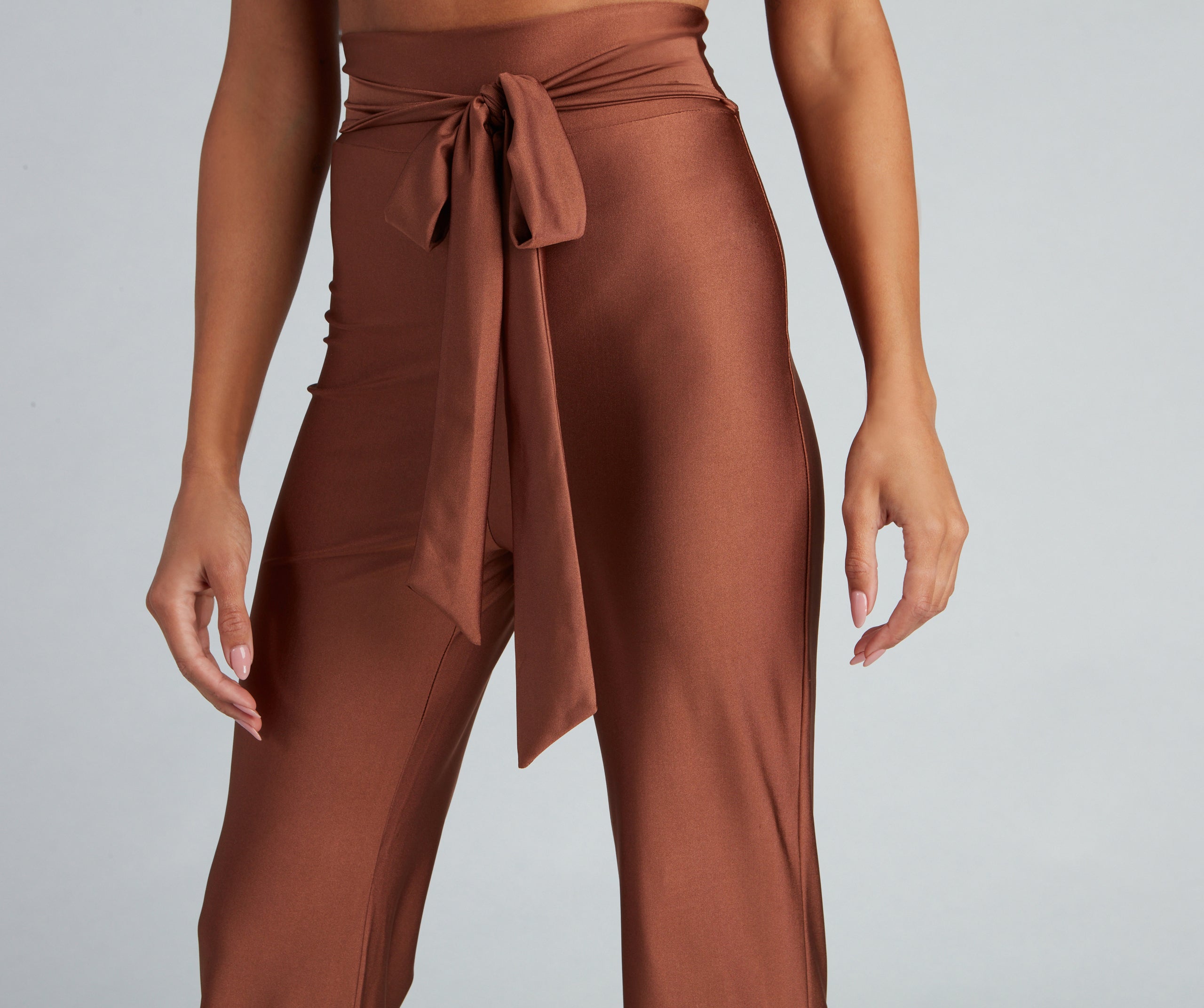 Chic Tie-Front Wide-Leg Pants