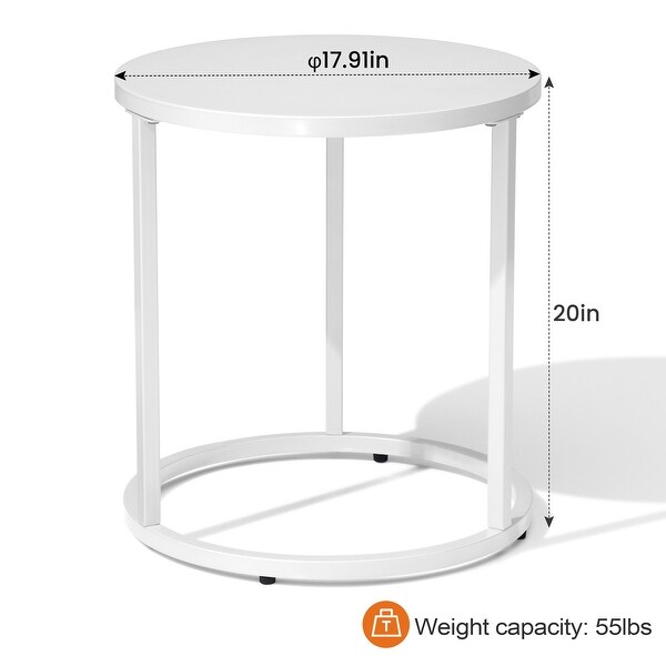 Crestlive Products Metal Round Side Table