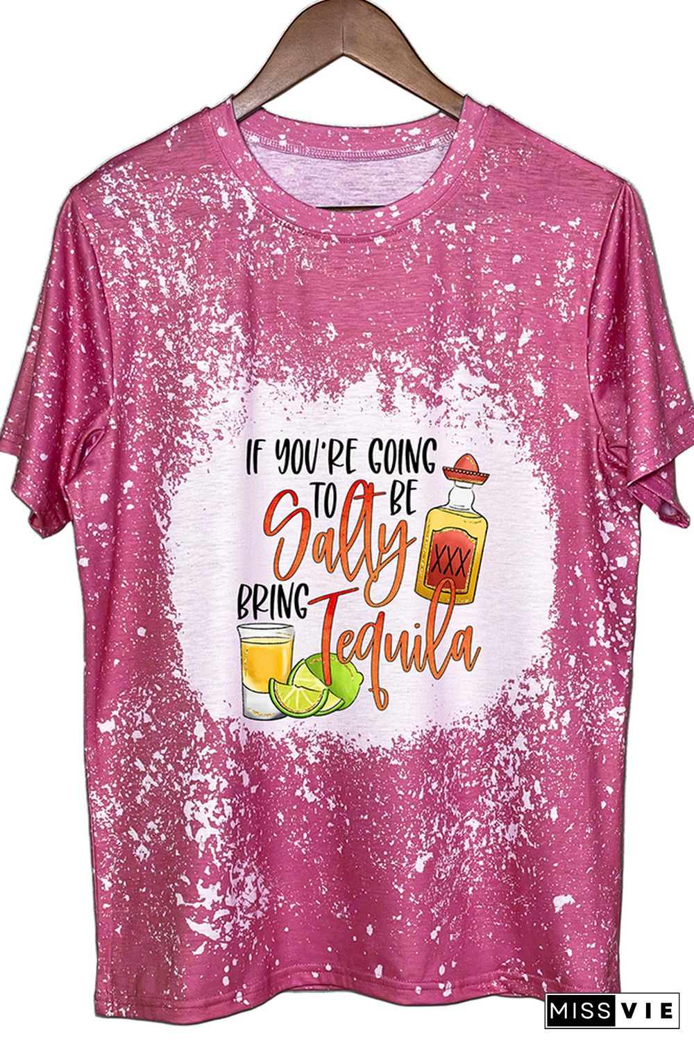 If You're Going To Be Salty Tequila Graphic Tee Wholesale