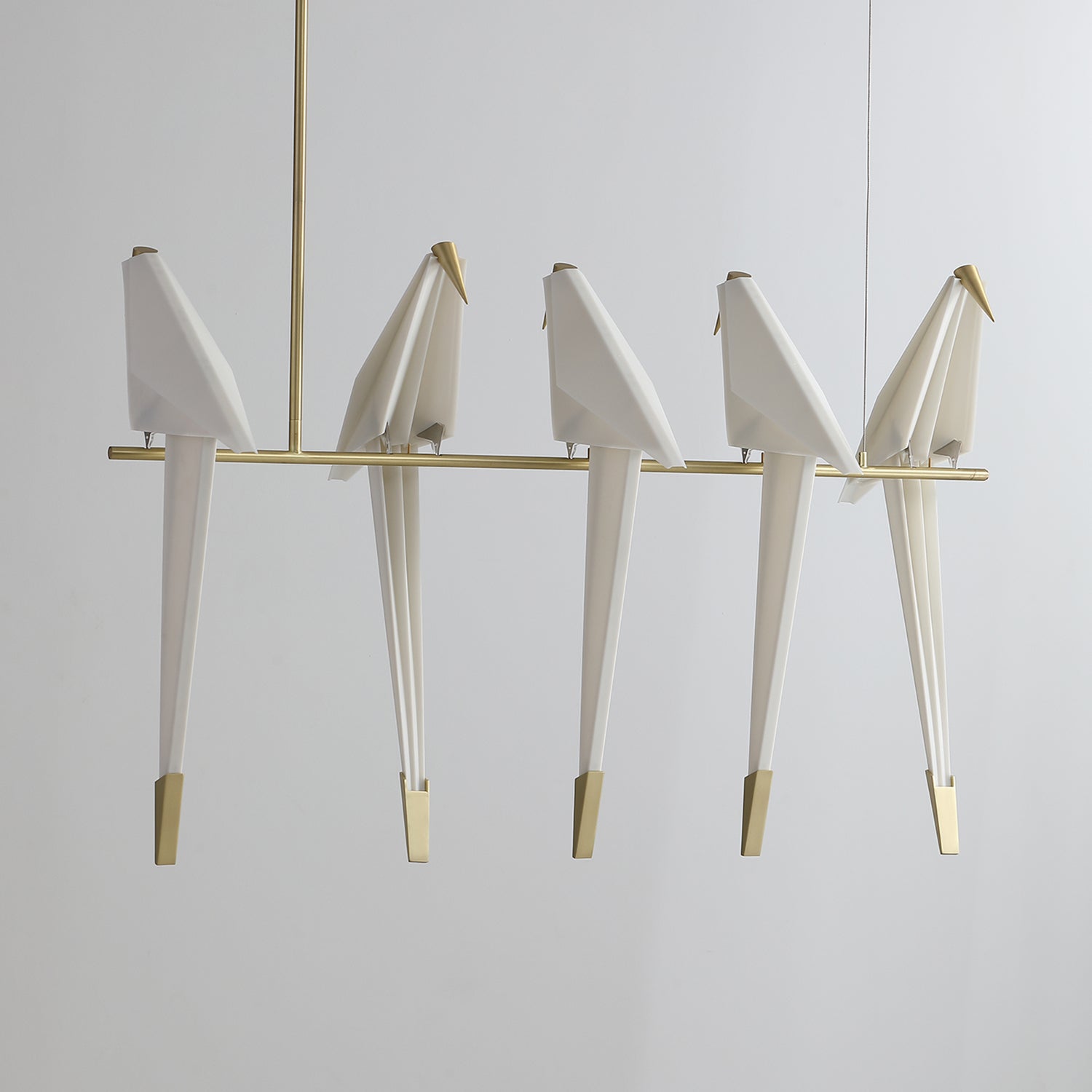 Paper Crane Bird LED Chandelier