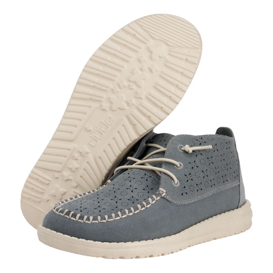 Wendy Mid Suede Boho - Grey