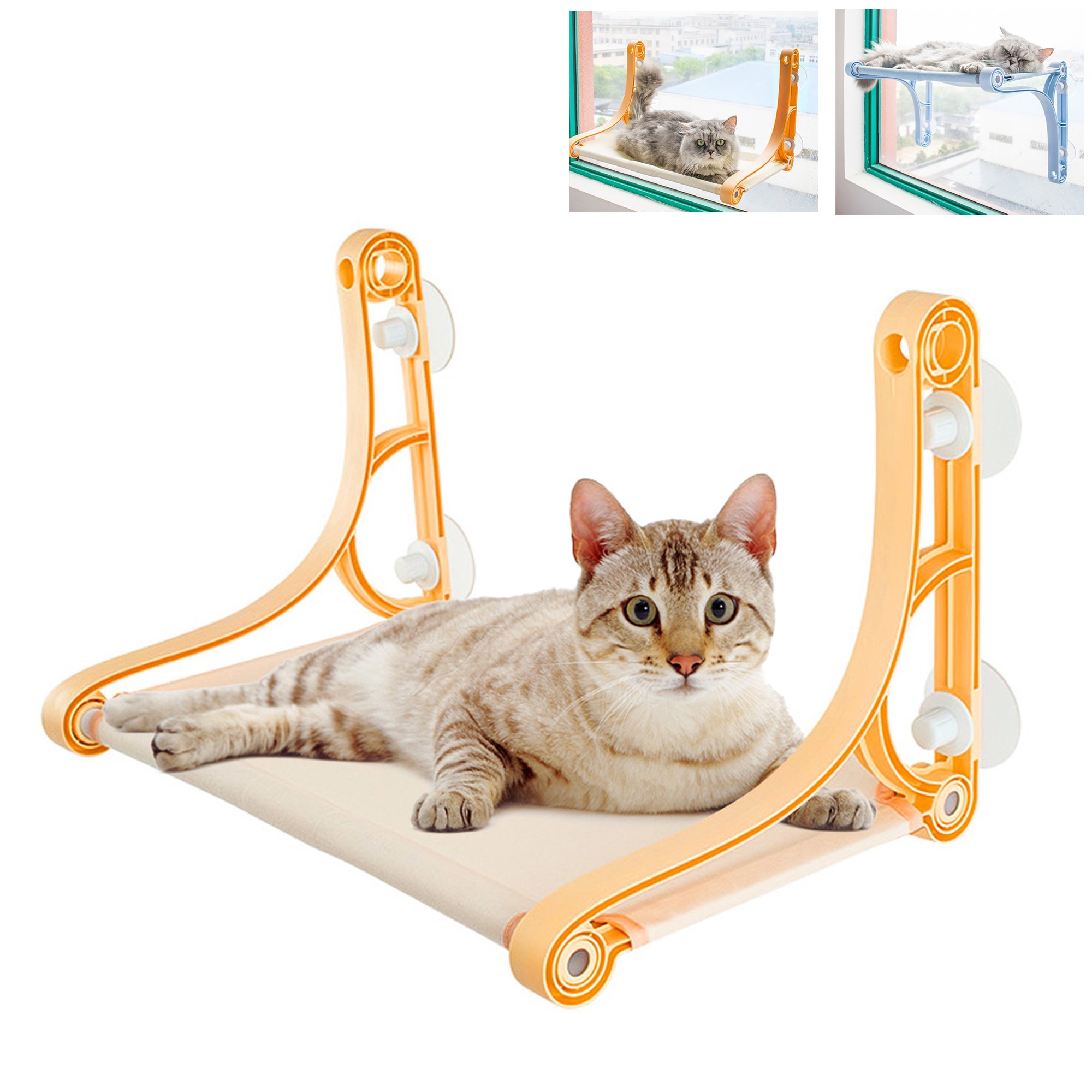 Tickas Cat Window Perch Window Sill Mounted Cat Hammock Resting Shelf Sunny Seat Cat Window Bed